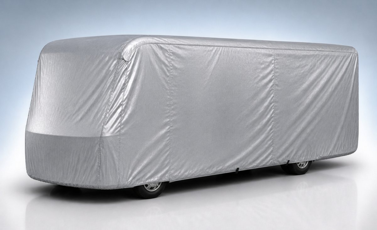 Durable and soft Platinum shield for your RV by Car Covers Centre.