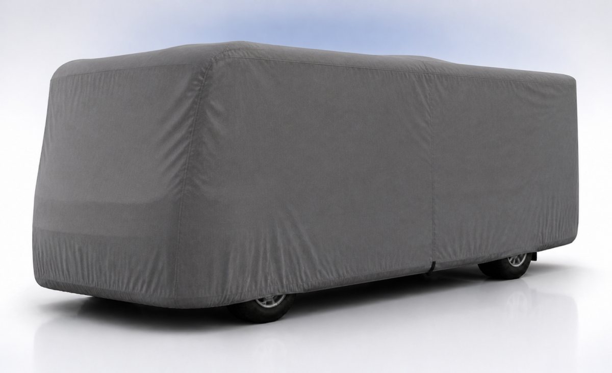 Standard cover for your RV to shield it from the ill-effects of snow, rain, sun, and more.