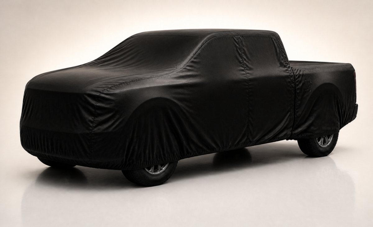 Black satin covers for a luxurious and soft cover for your trucks.