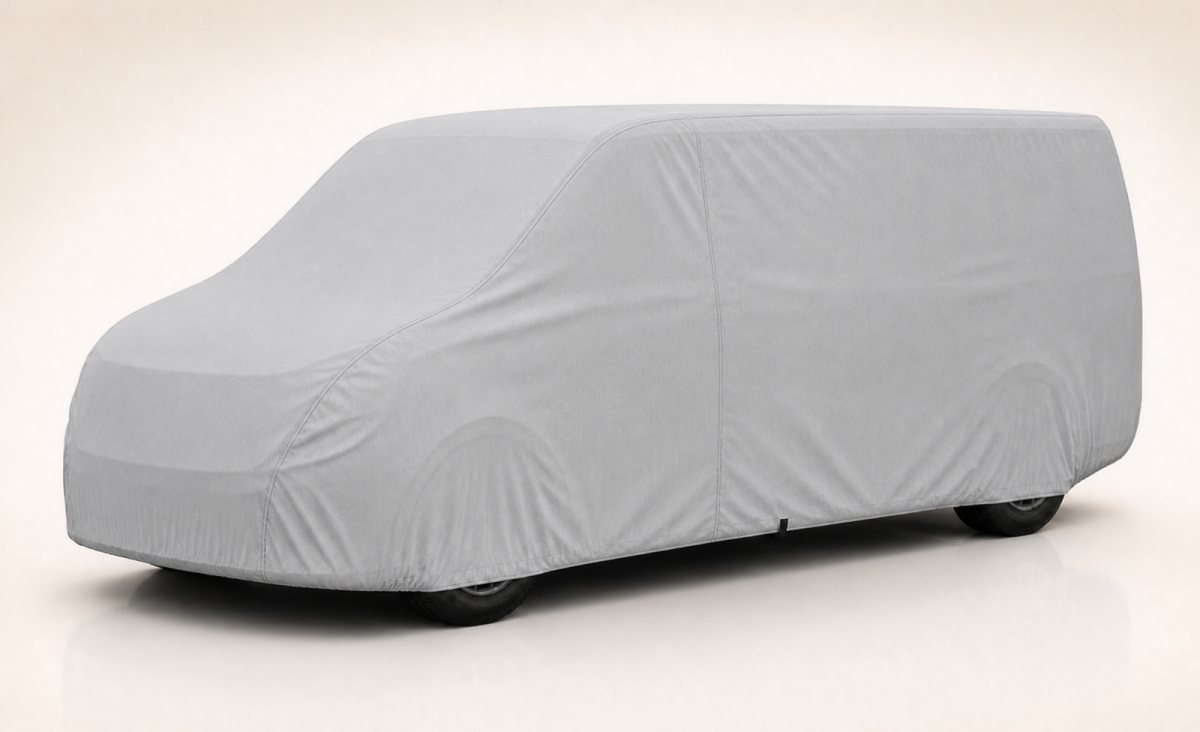 Basic van covers to shield your van from dust and dirt indoors.