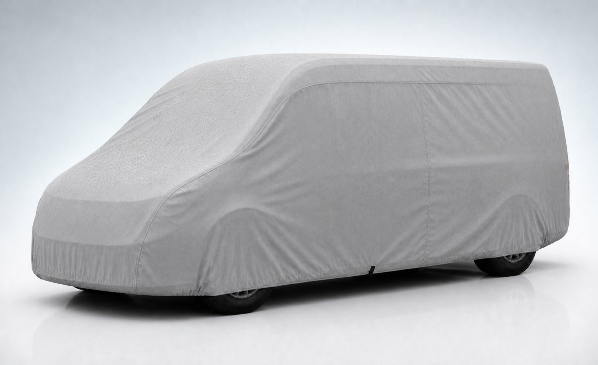 Deluxe van covers offering amazing protection against rain and moisture.